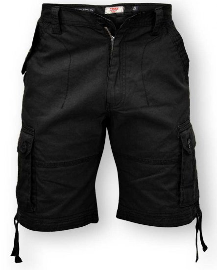 D555 Jarrod Cargo Short Black - Pantalones cortos - Pantalones cortos W40-W60
