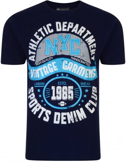 Kam Jeans Athletic Department 2-p T-shirt - Camisetas - Camisetas - 2XL-14XL