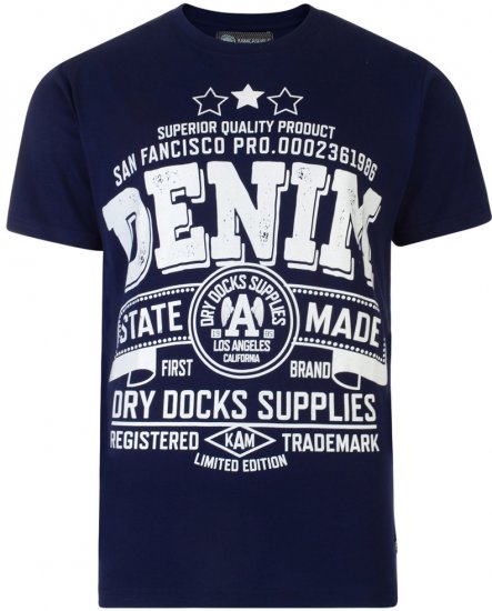 Kam Jeans San Francisco State 2-pack T-shirt - Camisetas - Camisetas - 2XL-14XL