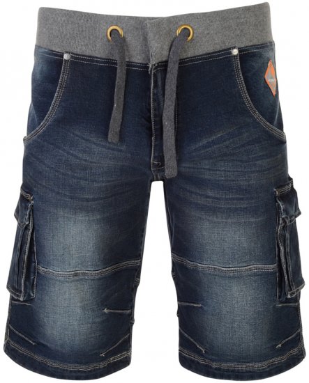 Kam Jeans Dito Denim Shorts Dark Used - Pantalones cortos - Pantalones cortos W40-W60