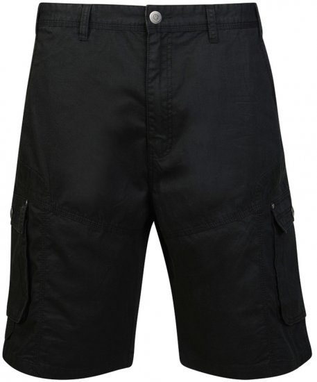 Motley Denim Cargo Shorts Black - Pantalones cortos - Pantalones cortos W40-W60