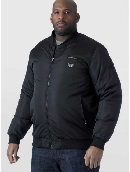 D555 Pedro Bomber Jacket Black - Chaquetas - Chaquetas Tallas Grandes 2XL-8XL