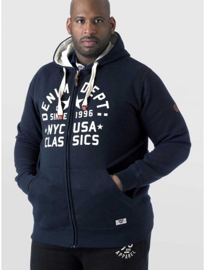 D555 Upton Hoodie Navy - Sudaderas - Sudaderas 2XL-12XL