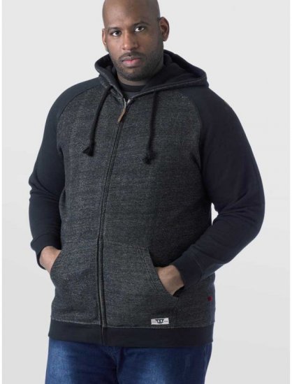 D555 Cristiano Hoodie Grey/Black - Sudaderas - Sudaderas 2XL-12XL