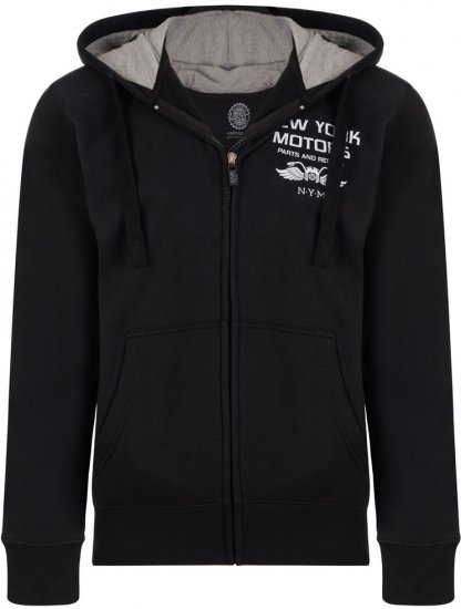 Kam Jeans 773 New York Motors Hoodie Black - Sudaderas - Sudaderas 2XL-12XL