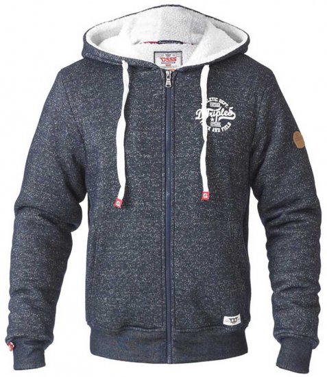D555 Hulk Fur Lined Zipper Hood Navy - Sudaderas - Sudaderas 2XL-12XL