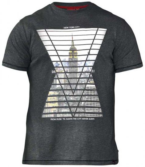 D555 Rox T-shirt Charcoal - Camisetas - Camisetas - 2XL-14XL
