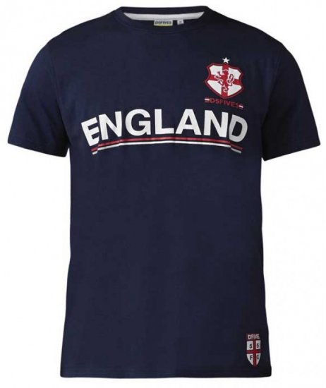 D555 Leon T-shirt Navy - Camisetas - Camisetas - 2XL-14XL
