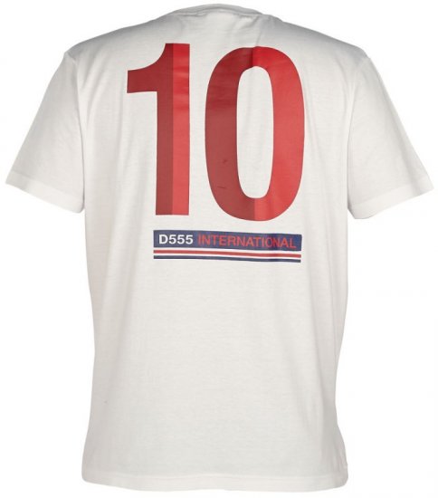 D555 Leon T-shirt White - Camisetas - Camisetas - 2XL-14XL