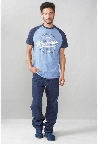 D555 Gunner T-shirt Blue - Camisetas - Camisetas - 2XL-14XL