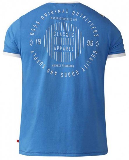 D555 Otis T-shirt Blue - Camisetas - Camisetas - 2XL-14XL