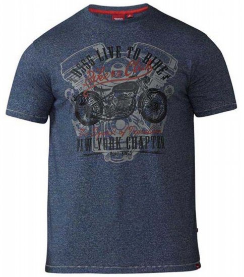 D555 Bradley T-shirt Blue - Camisetas - Camisetas - 2XL-14XL