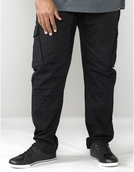D555 Nelson Stretch Tapered Cargo Pants Black - Vaqueros & pantalones - Vaqueros y Pantalones - W40-W70
