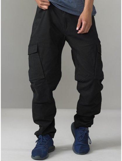 D555 Nelson Stretch Tapered Cargo Pants Black - Vaqueros & pantalones - Vaqueros y Pantalones - W40-W70