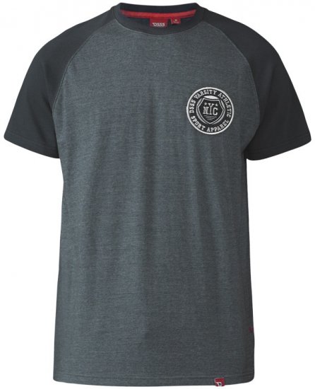 D555 Spencer T-shirt Charcoal - Camisetas - Camisetas - 2XL-14XL