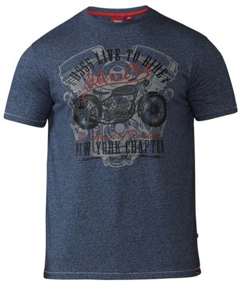 D555 Bradley T-shirt Blue - Camisetas - Camisetas - 2XL-14XL