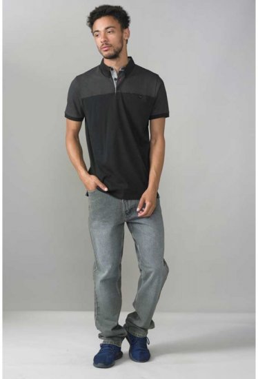 D555 Jauram Polo Black - Polos - Polos 2XL-8XL