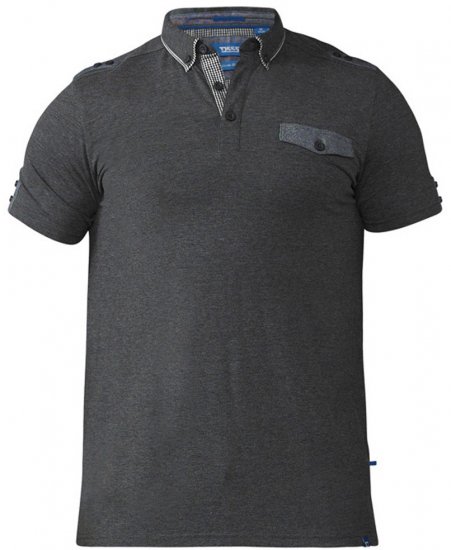 D555 Hogan Polo Charcoal - Polos - Polos 2XL-8XL