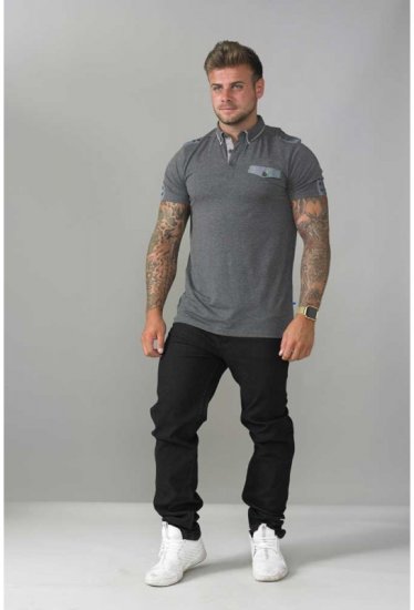 D555 Hogan Polo Charcoal - Polos - Polos 2XL-8XL
