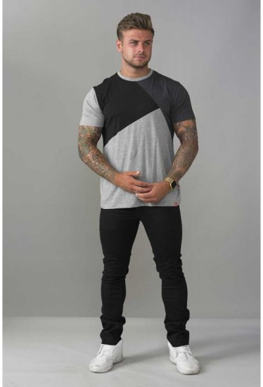 D555 Authentic T-shirt Grey - Camisetas - Camisetas - 2XL-14XL