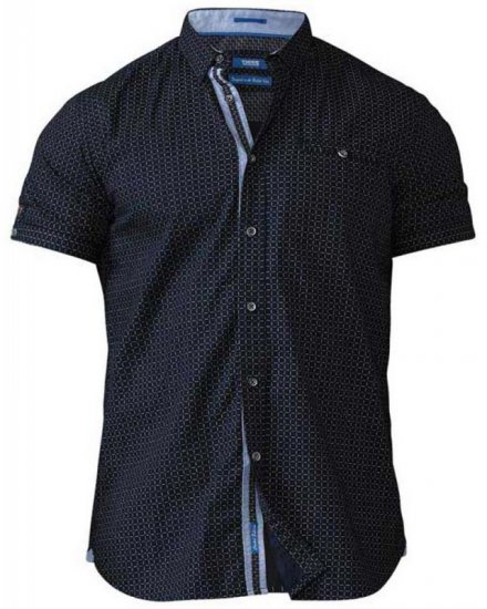 D555 Republic Short Sleeve Shirt Navy - Camisas - Camisas 2XL-10XL