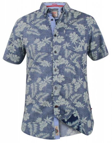 D555 Oswald Short Sleeve Hawaii Shirt - Camisas - Camisas 2XL-10XL