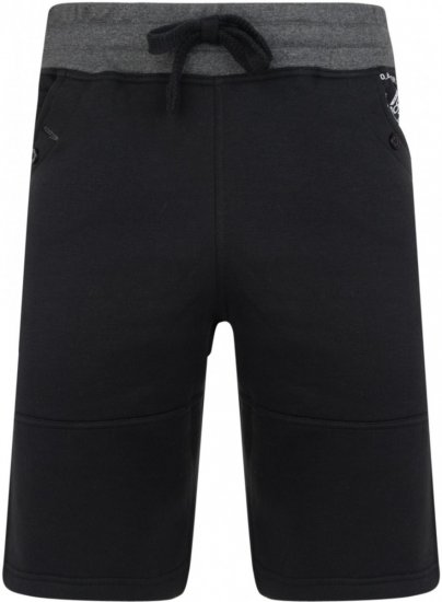 Kam Jeans 316 Jogger Shorts Black - Pantalones y cortos de chándal - Pantalones y Pantalones cortos de chándal - 2XL-12XL