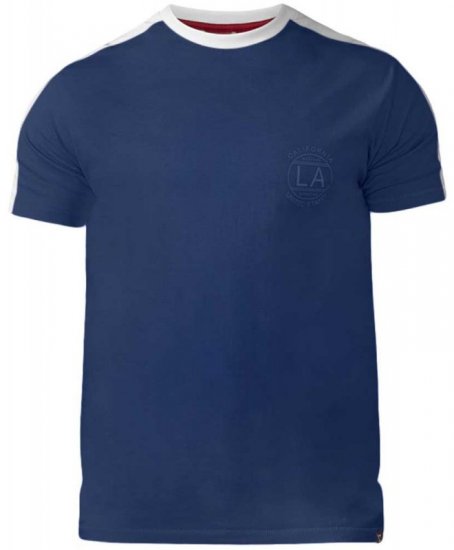 D555 Rick T-shirt Navy - Camisetas - Camisetas - 2XL-14XL