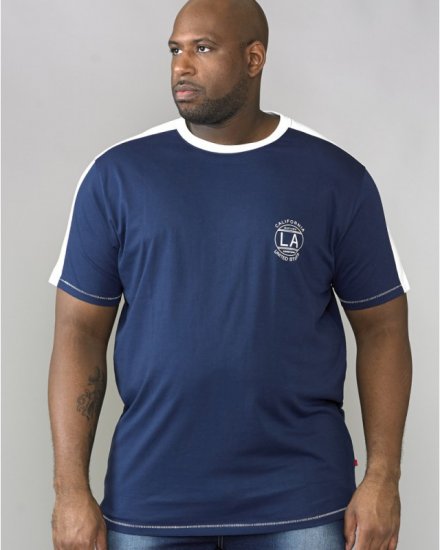 D555 Rick T-shirt Navy - Camisetas - Camisetas - 2XL-14XL