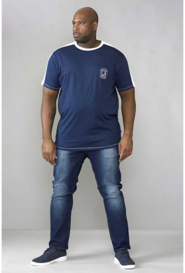 D555 Rick T-shirt Navy - Camisetas - Camisetas - 2XL-14XL