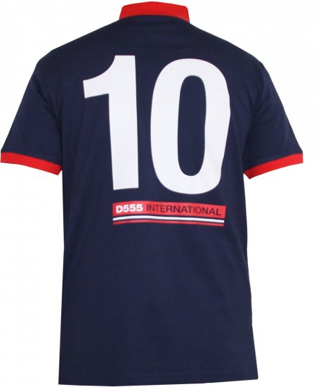 D555 Foster Polo Navy - Polos - Polos 2XL-8XL