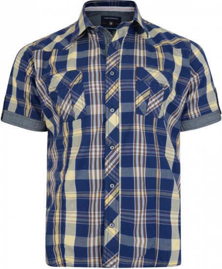 Kam Jeans 6148 Short Sleeve Shirt Safari - Camisas - Camisas 2XL-10XL