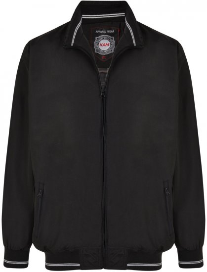 Kam Jeans 436 Summer Jacket Black - Chaquetas - Chaquetas Tallas Grandes 2XL-8XL
