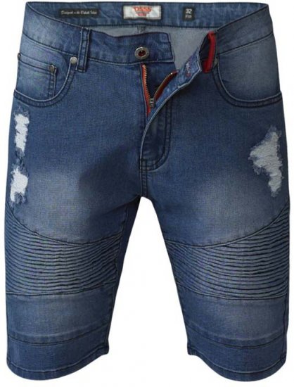 D555 Rodrigo Stretch Biker Style Shorts - Pantalones cortos - Pantalones cortos W40-W60