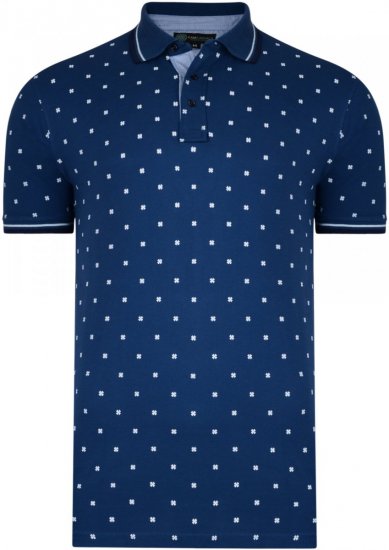 Kam Jeans 5225 Printed Polo Denim - Polos - Polos 2XL-8XL