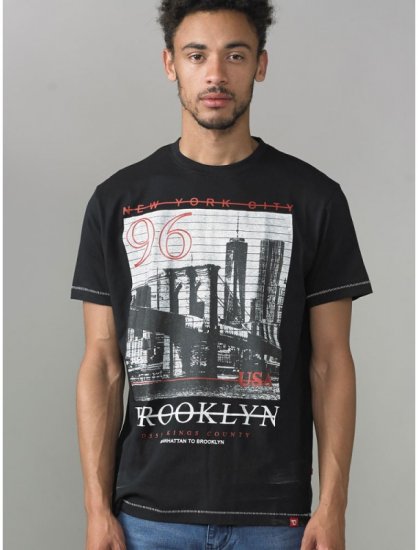D555 Cain T-shirt Black - Camisetas - Camisetas - 2XL-14XL
