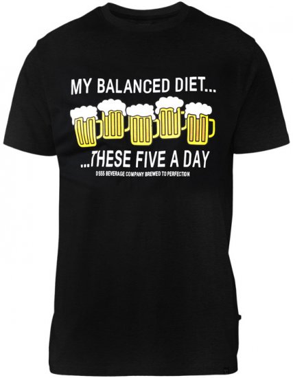 D555 Madison T-shirt Black - Camisetas - Camisetas - 2XL-14XL