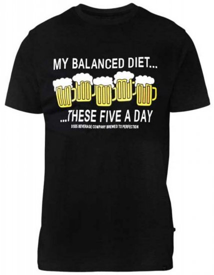 D555 Madison T-shirt Black - Camisetas - Camisetas - 2XL-14XL