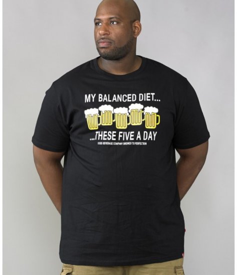 D555 Madison T-shirt Black - Camisetas - Camisetas - 2XL-14XL