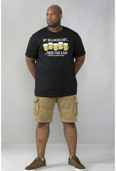 D555 Madison T-shirt Black - Camisetas - Camisetas - 2XL-14XL