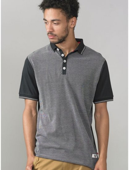 D555 Cecil Polo Black - Polos - Polos 2XL-8XL