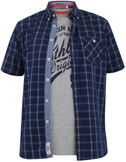 D555 Liberty Short Sleeve Shirt & T-shirt Combo - Camisas - Camisas 2XL-10XL