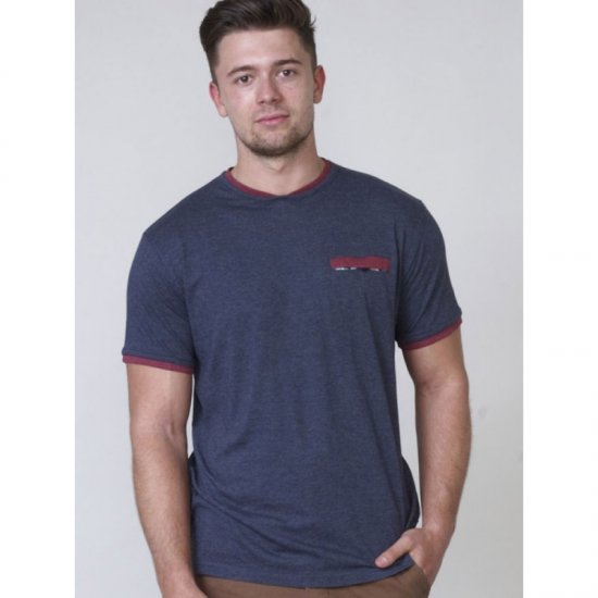 D555 Nelly T-shirt Denim Blue - Camisetas - Camisetas - 2XL-14XL