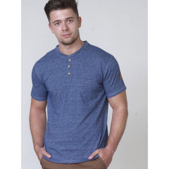D555 Daniel Grandad T-shirt Denim - Camisetas - Camisetas - 2XL-14XL