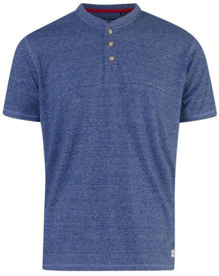 D555 Daniel Grandad T-shirt Denim - Camisetas - Camisetas - 2XL-14XL