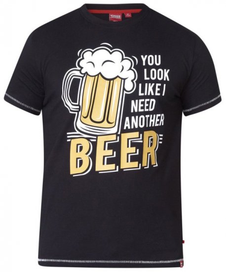 D555 Murray T-shirt Black - Camisetas - Camisetas - 2XL-14XL