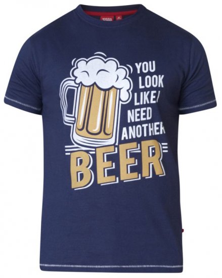 D555 Murray T-shirt Navy - Camisetas - Camisetas - 2XL-14XL