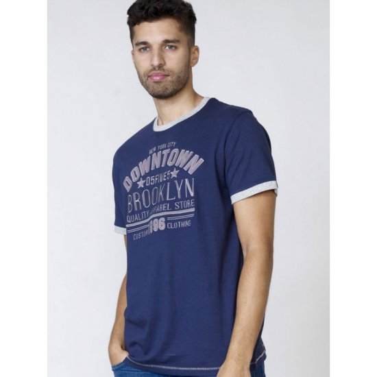 D555 Hatter T-shirt Navy - Camisetas - Camisetas - 2XL-14XL