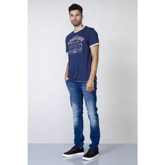 D555 Hatter T-shirt Navy - Camisetas - Camisetas - 2XL-14XL