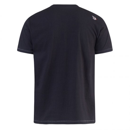 D555 Phillip T-shirt Black - Camisetas - Camisetas - 2XL-14XL